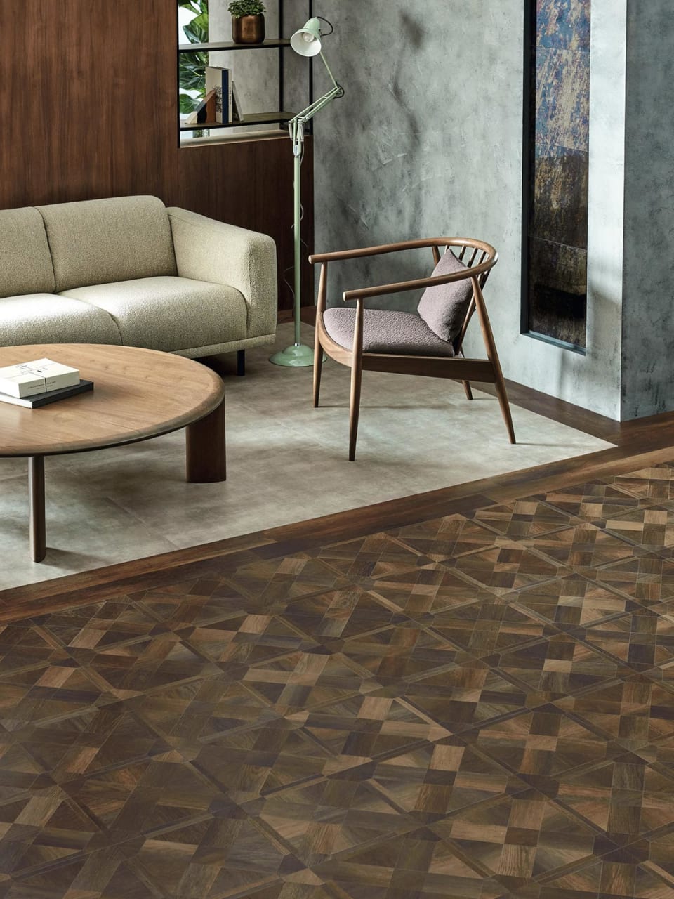 Akari Lattice Large Chicory | DC610 | Amtico Décor Commercial